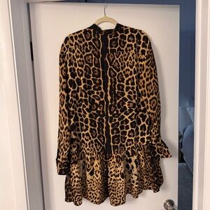 Saint Laurent Animal Print dress